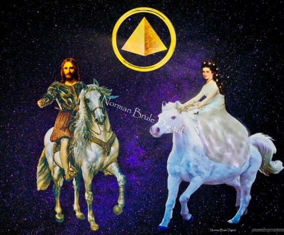 Bride of Christ and Jesus take a ride on horses